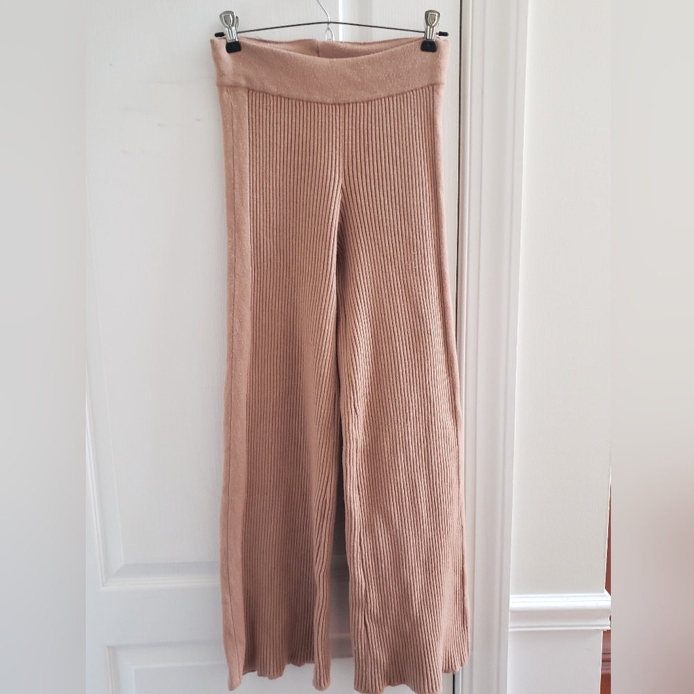 aerie Ribbed Wide Legged Pants